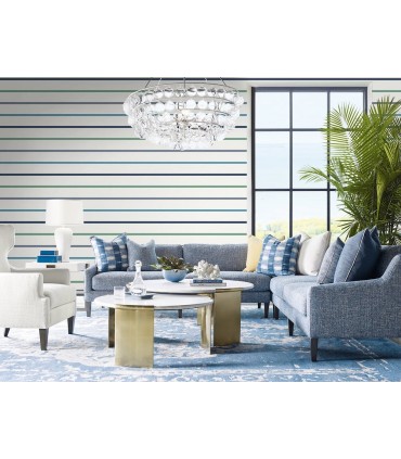 LN11412 - Crew Stripe Wallpaper-Luxe Retreat by Lillian August