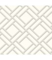 LN11500 - Block Trellis Wallpaper-Luxe Retreat by Lillian August