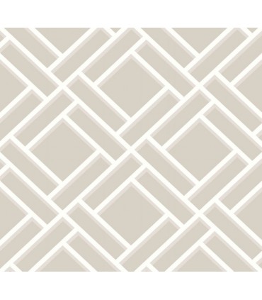 LN11508 - Block Trellis Wallpaper-Luxe Retreat by Lillian August