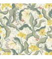 2932-65118 - Bodri Yellow Tulip Garden Wallpaper by A Street