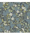2932-65122 - Ewald Blue Garden Vines Wallpaper by A Street