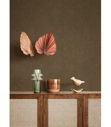 4044-38027-3 - Bel Air Copper Fan Wallpaper by Advantage