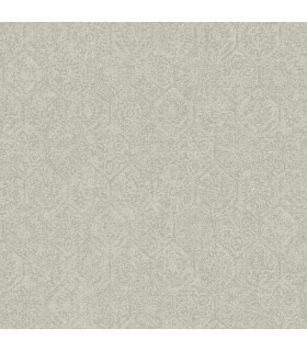 4044-38022-2 - Edsel Grey Geometric Wallpaper by Advantage
