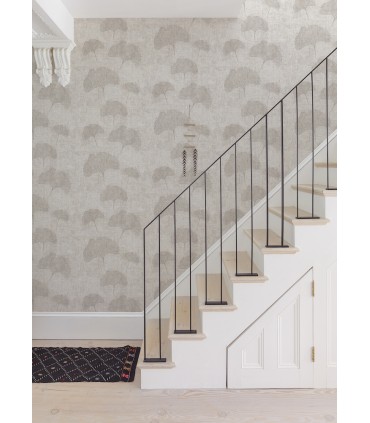 4044-32265-3 - Fairlane Silver Floral Wallpaper by Advantage