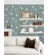 4044-38028-5 - Malecon Aqua Floral Wallpaper by Advantage
