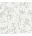 4044-38021-1 - Zapata Off White Tropical Jungle Wallpaper by Advantage