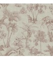 4044-38021-3 - Zapata Merlot Tropical Jungle Wallpaper by Advantage