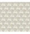 4035-539301 - Akemi Grey Fan Ogee Wallpaper by Advantage