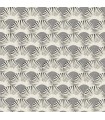 4035-539318 - Akemi Light Grey Fan Ogee Wallpaper by Advantage