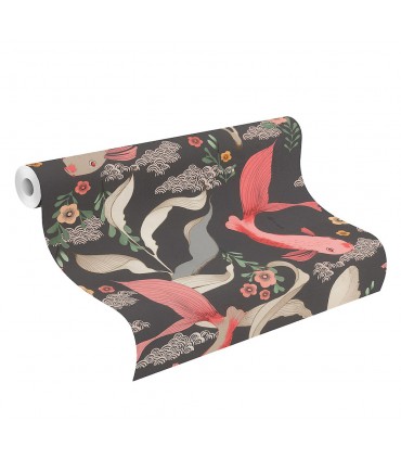 4035-539851 - Dai Black Betta Fish Wallpaper by Advantage