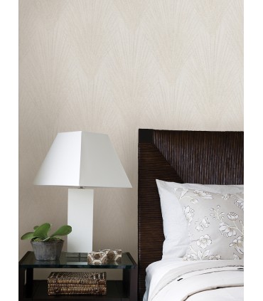 4035-37553-2 - Keina Taupe Fronds Wallpaper by Advantage