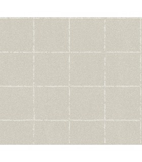 4035-37551-4 - Kishi Neutral Tile Wallpaper by Advantage