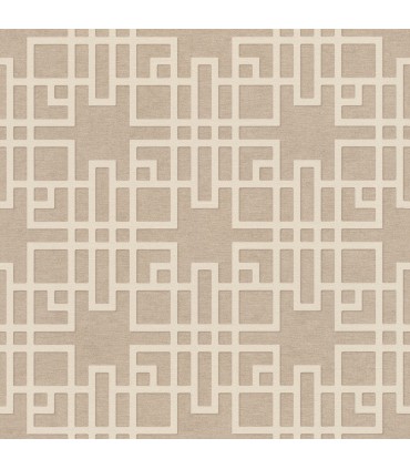 4035-409246 - Mana Beige Trellis Wallpaper by Advantage