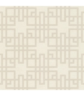 4035-409239 - Mana White Trellis Wallpaper by Advantage