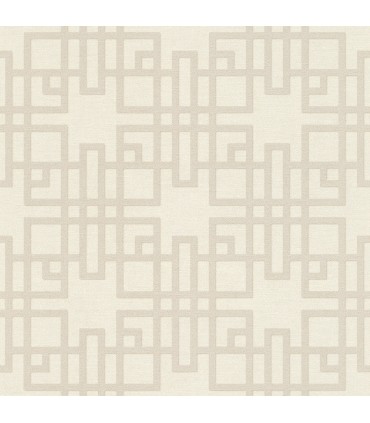 4035-409239 - Mana White Trellis Wallpaper by Advantage