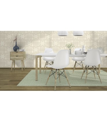4035-409239 - Mana White Trellis Wallpaper by Advantage