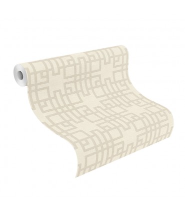 4035-409239 - Mana White Trellis Wallpaper by Advantage