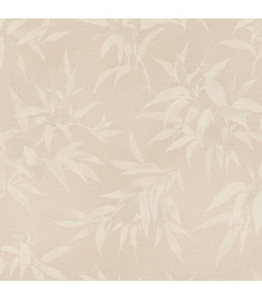 4035-409758 - Minori Beige Leaves Wallpaper by Advantage