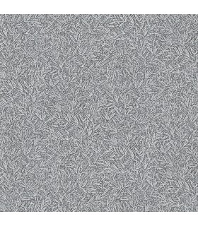4035-37837-2 - Sayuri Charcoal Leaf Trail Wallpaper by Advantage