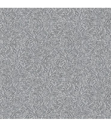 4035-37837-2 - Sayuri Charcoal Leaf Trail Wallpaper by Advantage