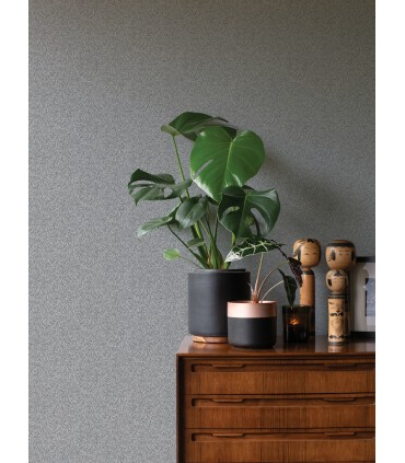 4035-37837-2 - Sayuri Charcoal Leaf Trail Wallpaper by Advantage