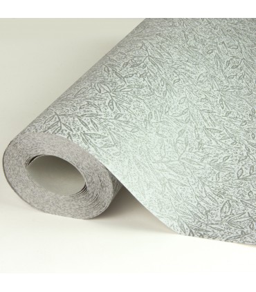 4035-37837-1 - Sayuri Silver Leaf Trail Wallpaper by Advantage