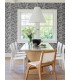 4035-37836-4 - Suki Grey Leaves Wallpaper by Advantage