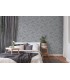 4035-37836-4 - Suki Grey Leaves Wallpaper by Advantage