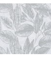 4035-37836-2 - Suki Silver Leaves Wallpaper by Advantage