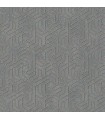 4035-32609 - Tama Charcoal Geometric Wallpaper by Advantage