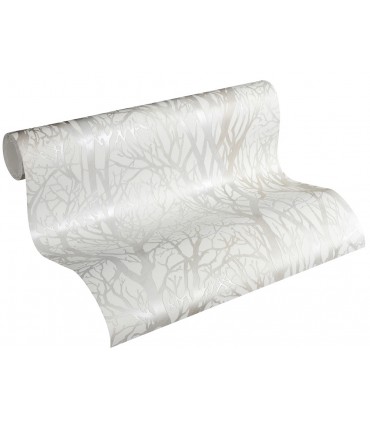 4035-30094-1 - Yasuo Cream Tree Branch Wallpaper by Advantage