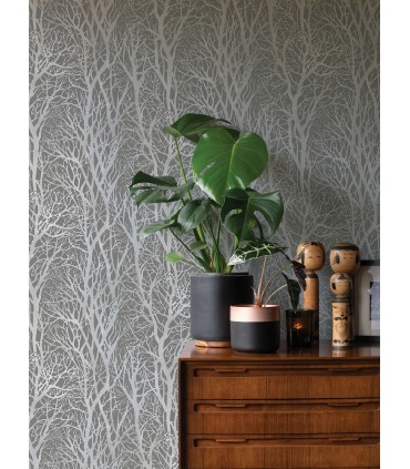 4035-30094-3 - Yasuo Grey Tree Branch Wallpaper by Advantage