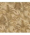 4035-832532 - Yubi Brown Palm Trees Wallpaper by Advantage