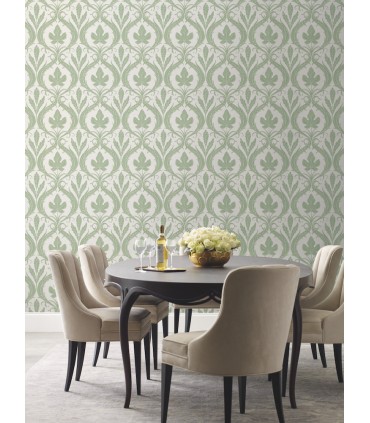 DM4921 - Adirondack Damask Wallpaper by York