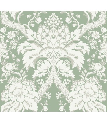 DM4954 - French Artichoke Damask Wallpaper by York