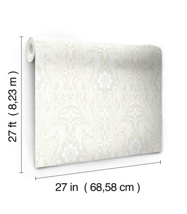 DM4993 - Gatsby Damask Wallpaper by York
