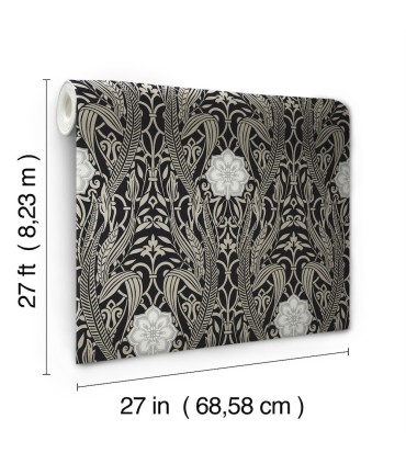 DM4995 - Gatsby Damask Wallpaper by York