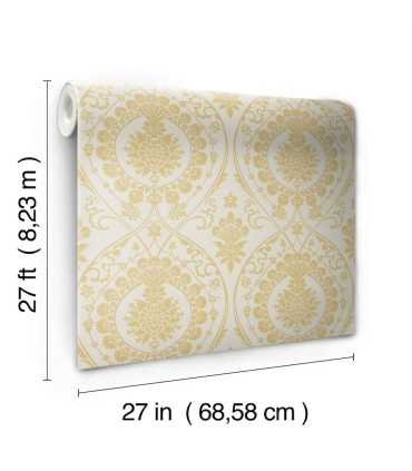 DM4903 - Imperial Damask Wallpaper by York