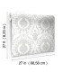 DM4905 - Imperial Damask Wallpaper by York