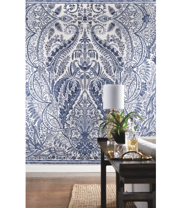 DM4912M - Jaipur Paisley Damask Wallpaper Mural by York