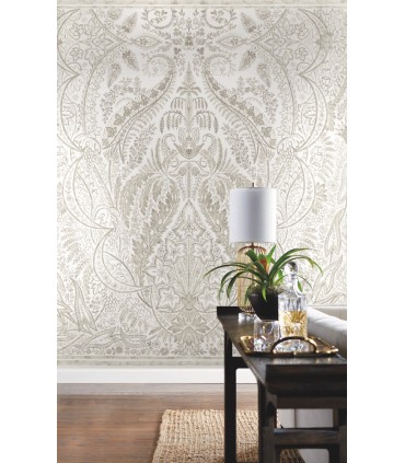 DM4913M - Jaipur Paisley Damask Wallpaper Mural by York