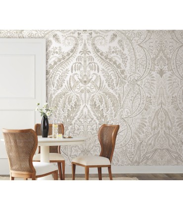 DM4913M - Jaipur Paisley Damask Wallpaper Mural by York