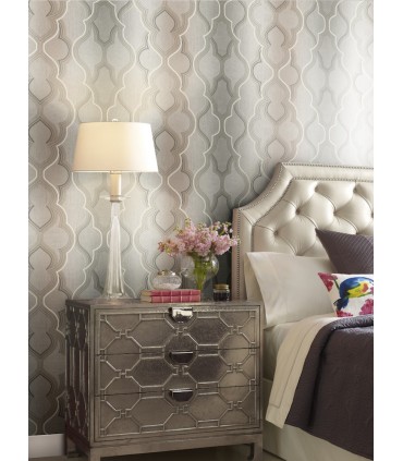 DM4943 - Modern Ombre Damask Wallpaper by York