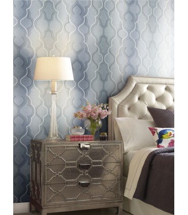 DM4944 - Modern Ombre Damask Wallpaper by York