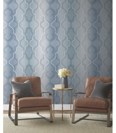 DM4944 - Modern Ombre Damask Wallpaper by York