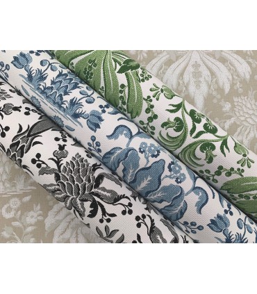 DM5011 - Palmetto Palm Damask Wallpaper by York