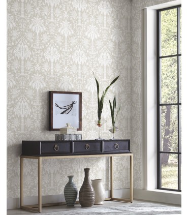 DM5013 - Palmetto Palm Damask Wallpaper by York