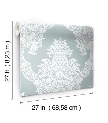 DM4973 - Pineapple Plantation Wallpaper by York