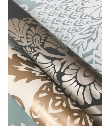 DM4974 - Pineapple Plantation Wallpaper by York