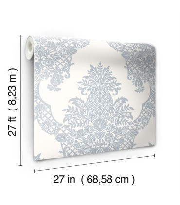 DM4974 - Pineapple Plantation Wallpaper by York